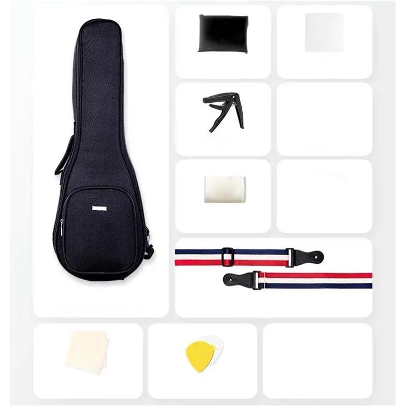 Typ Wydajności Ukulele Ukulele Elektryczne Dla Początkujących 23/26 Cali Korpus Z Mahoniu W Zestawie Futerał Na Instrumenty Muzyczne(Type1,26)