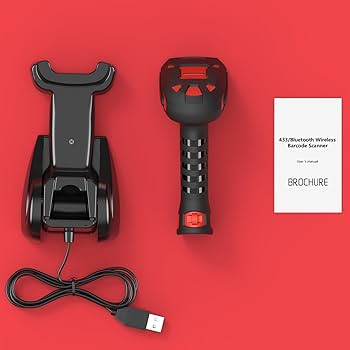⭐︎ALOB Amazon.com : Alacrity Wireless Charging Barcode Scanner, 1D