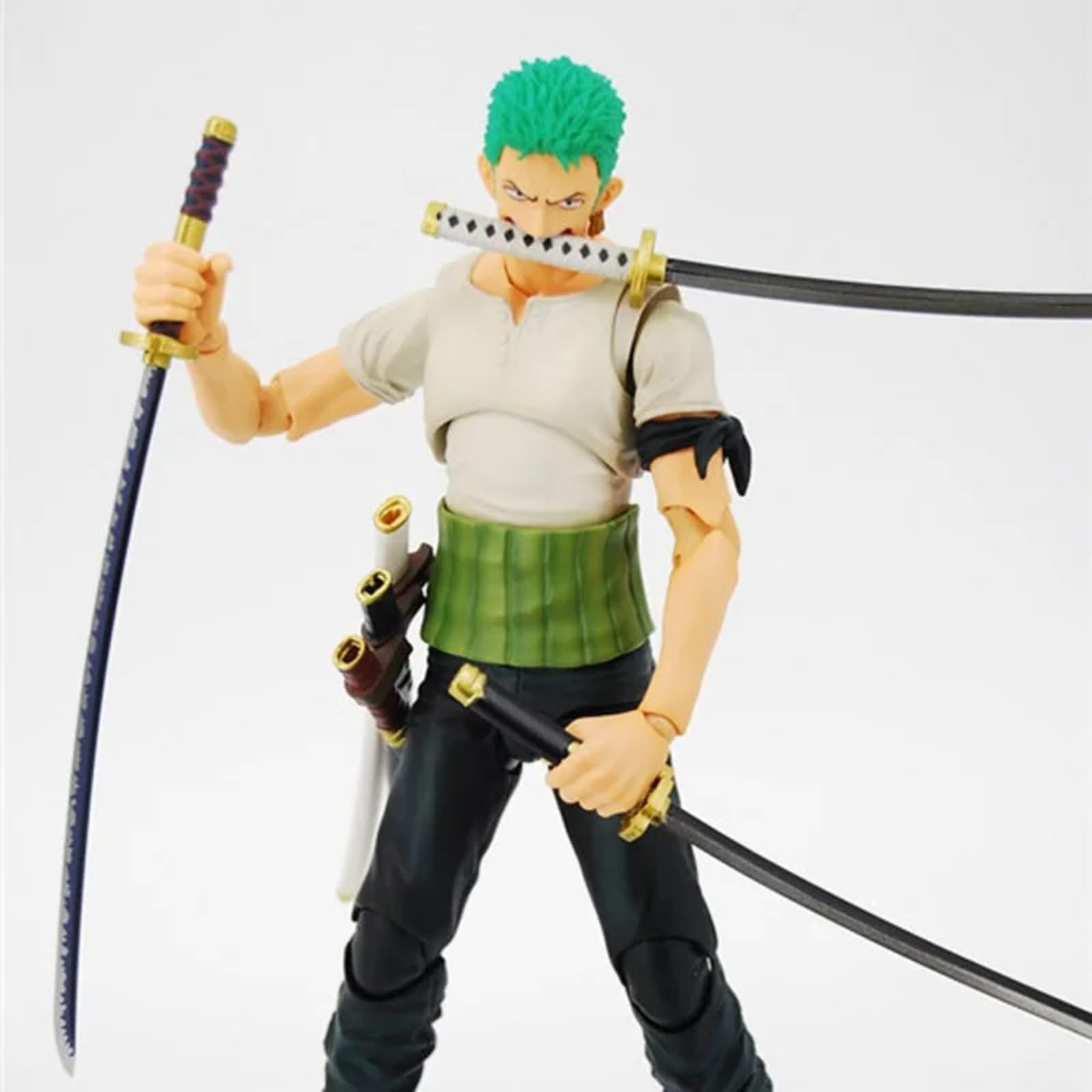 Ultimate Legends One Piece Figur: Roronoa Zoro Actionfigur Mit 27 Gelenken, Ca. 12,7 Cm