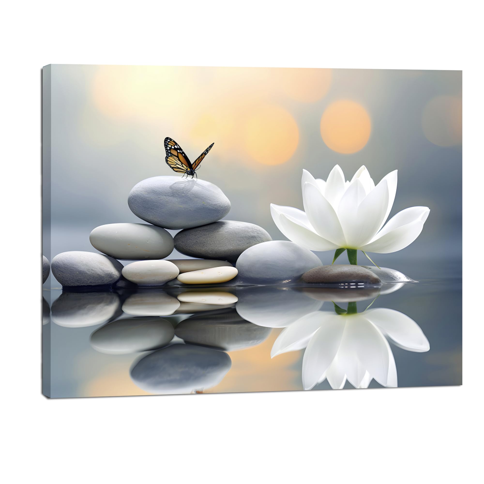 Amazon.com: LAIART Lotus Zen Canvas Print Wall Art Modern