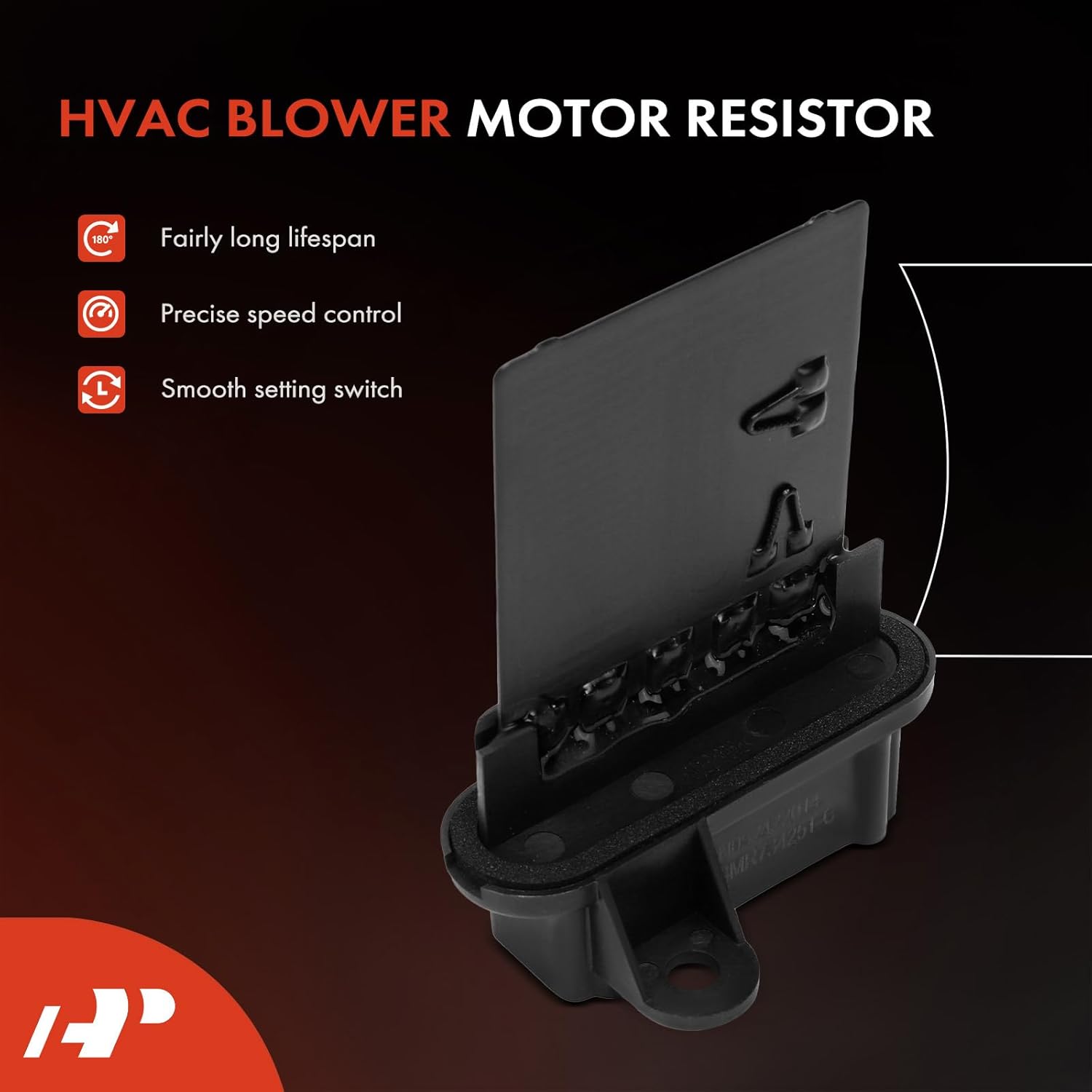 A-Premium Front HVAC Blower Motor Resistor Compatible with Jeep Liberty 2002-2007, Wrangler/TJ 2002-2006 - with Wire Harness Kit, Replace# 5066552AA