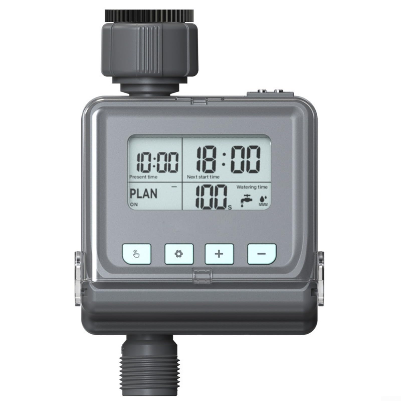 Acqua per timer, per tubi da giardino, regolatore di irrigazione per prato, con 3, programmi preimpostati e sensore di ritardo della pioggia, irrigazione automatica a goccia per sistema