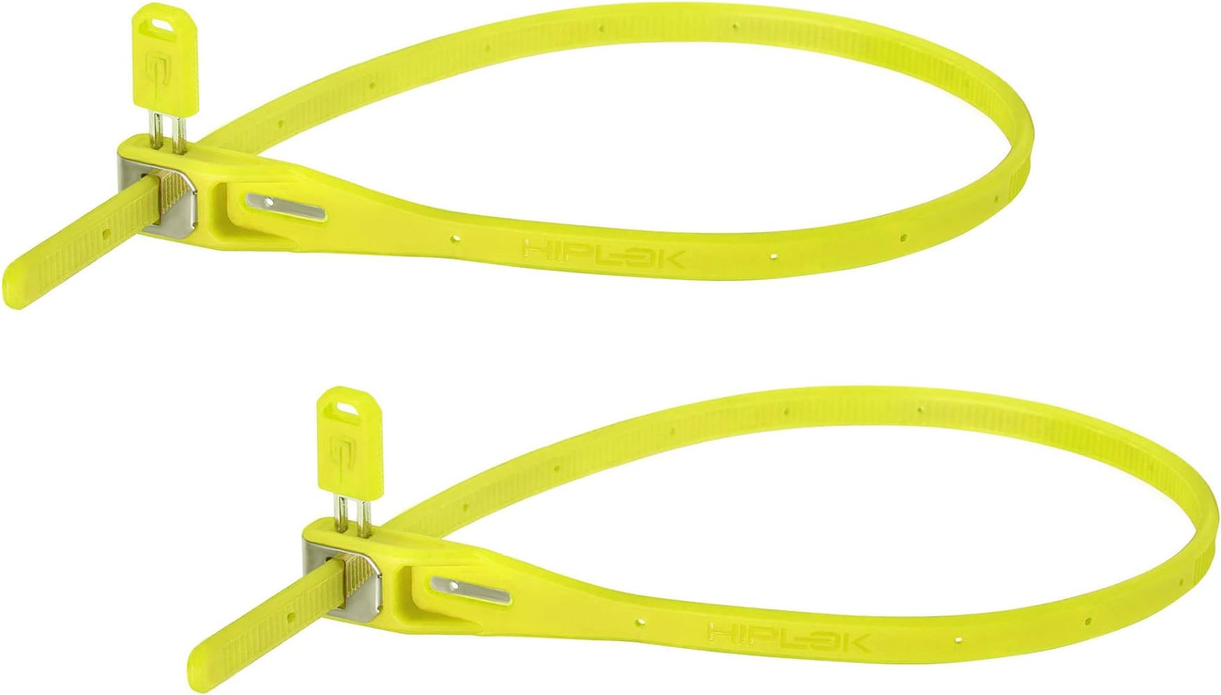 Hiplok Z LOK Bicycle Lock/Bike Lock/Bike Helmet Lock x 2 (Twin Pack) - Lime. Charity Edition (BBS). Lightweight Zip Tie, Steel Core, 400mm Area