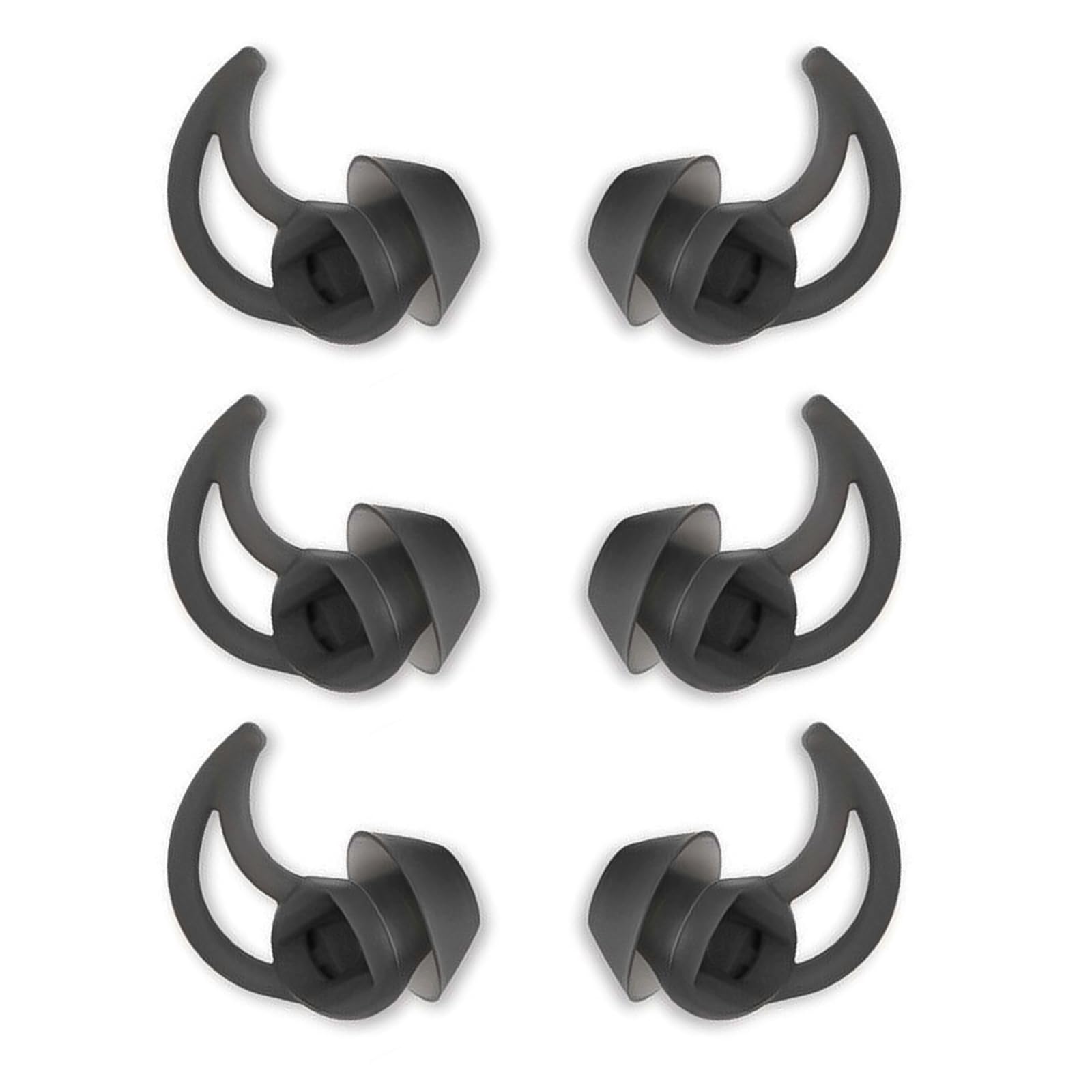 Almohadillas de silicona de repuesto para auriculares Bose QC20 QC20i SoundSport SIE2i IE2 IE3, 3 pares
