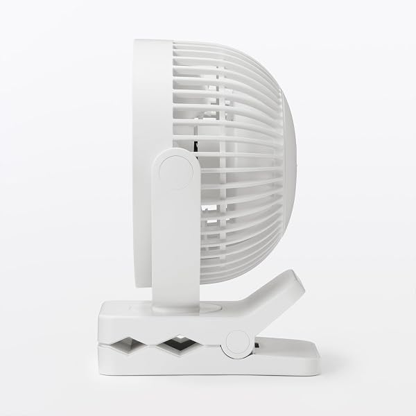 無印良品 置いても使える 充電式クリップファン ホワイト/MJ-CLF1 83925956 - 3