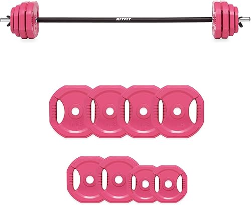 Miniatura 10 de RitFit Adjustable Barbell Weight Set for Weightlifting and Strength Training in Home&Gym