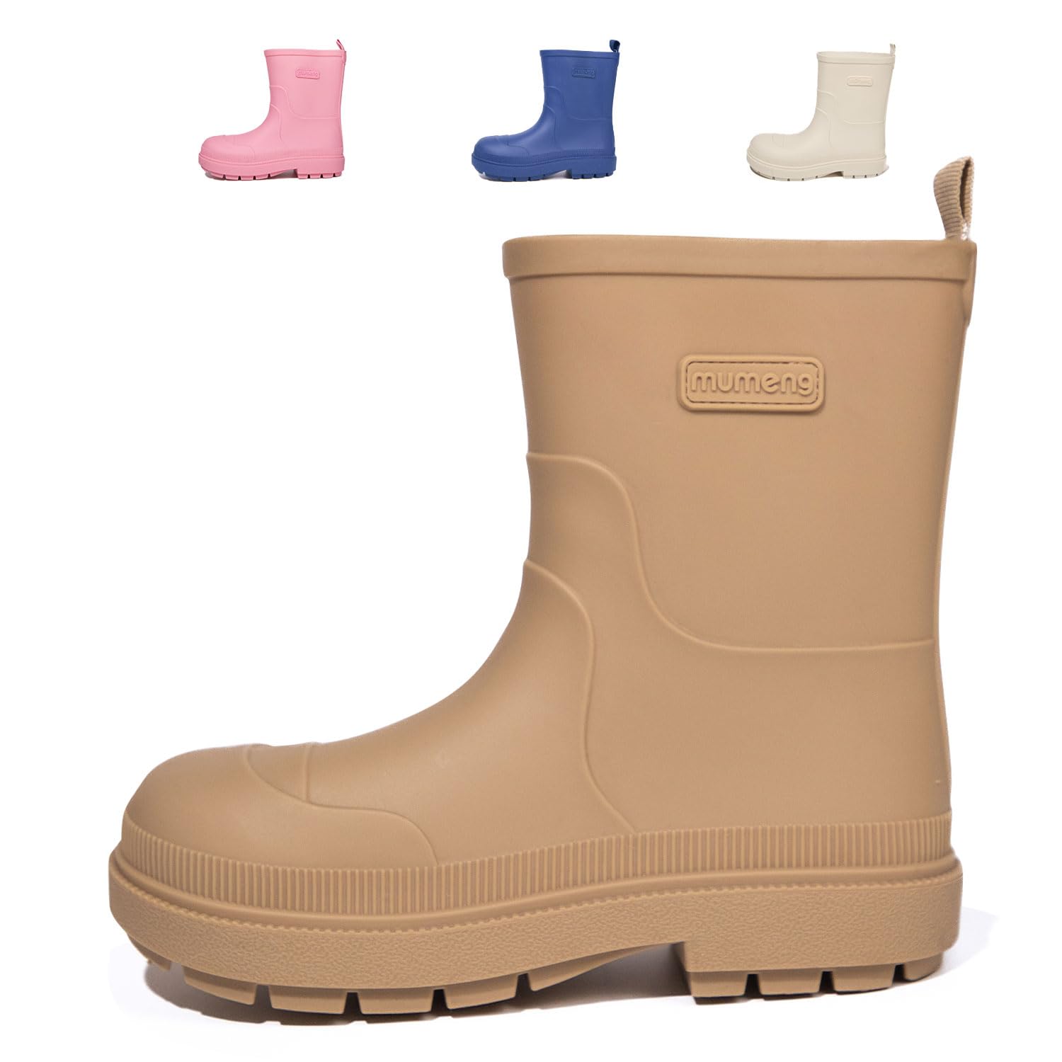 DRECAGE Botas de Agua para Niños y Niñas Botas de lluvia Caucho Goma Impermeable