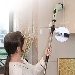 Esfregão Elétrico 9 Em 1 Mop Sem fio Escova De Limpeza Pesada Janela Banheiro e Cozinha Rapida Multiuso 360 Recarregavel Giratoria