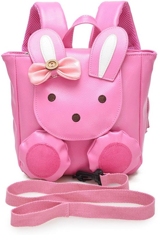 Girls Lovely Rabbit Pink Backpacks School Bags Travel Bags for Kids Children