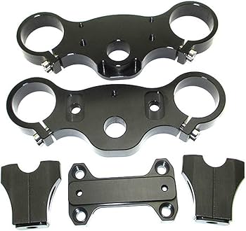 TC-Motor Black 45/48-22mm CNC Aluminum Triple Clamp Set For Pit