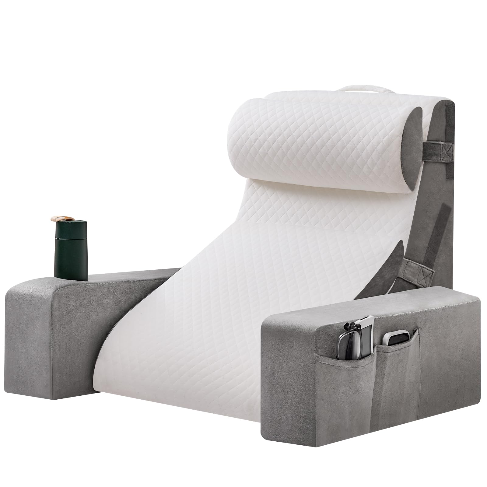 Coussin de livre pour lire et travailler au lit confortablement