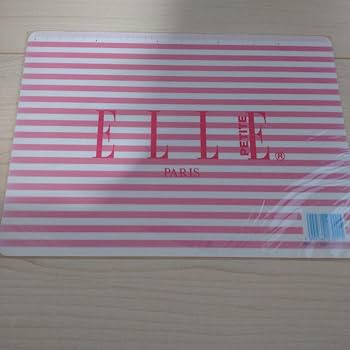 Amazon.co.jp: elle 下敷き×4枚セット 平成レトロ 懐かし文具