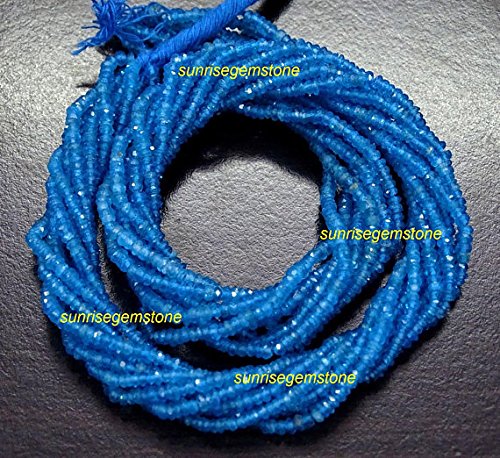 Perles rondes à facettes pour fabriquer colliers bracelets 33cm