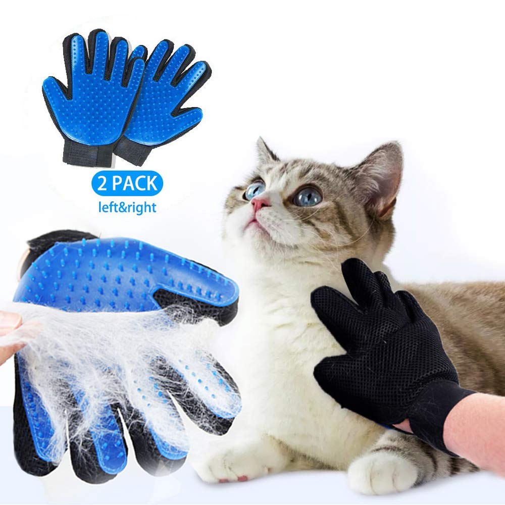 pet shedding gloves