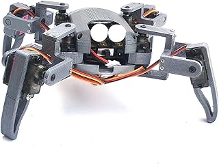 ANTBEE Spider Robot 8 Dof Spider Educational Quadruped Spider Robot Kit, For 90 Servo With Graphical Programming (Size : Assembled Product)