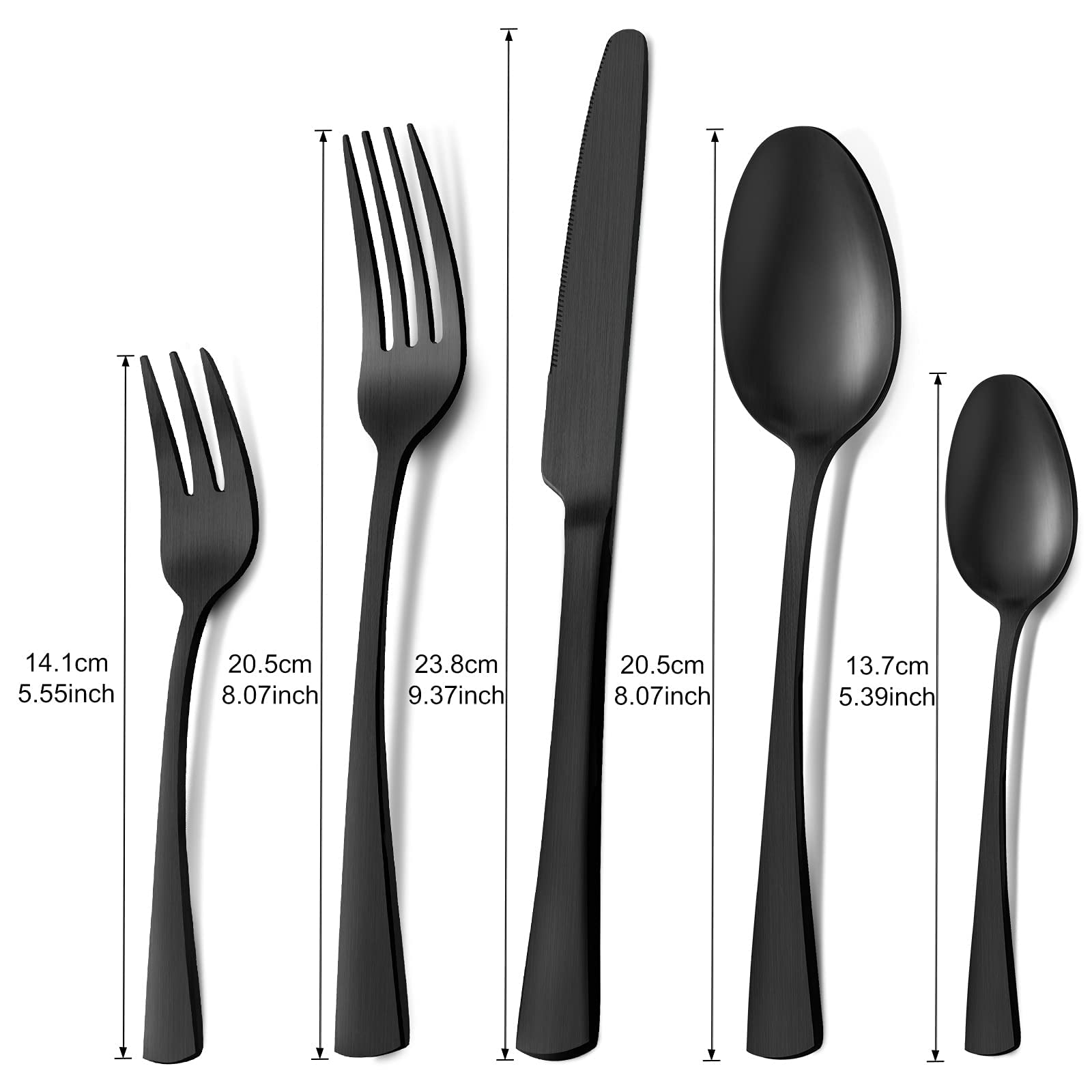 Cutlery Set with Steak Knives, Pleafind 72-Piece Cutlery Set for 12 People, Food-grade Stainless Steel Silverware Set, Silver Cutlery Including Spoon Knife Fork Steak Knife, Cutlery for