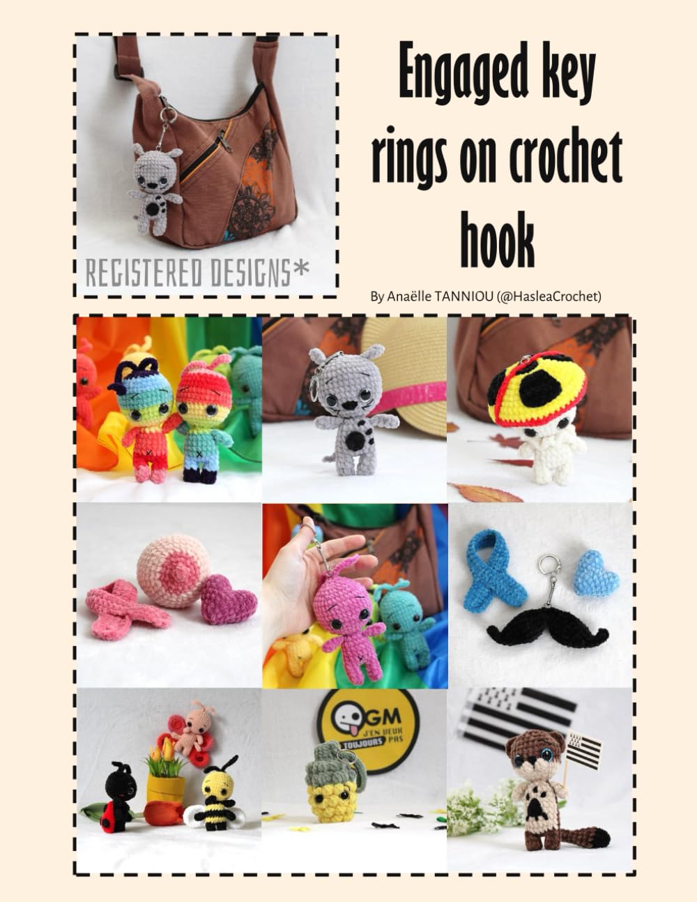Engaged key rings on crochet hook: Crochet amigurumi tutorials