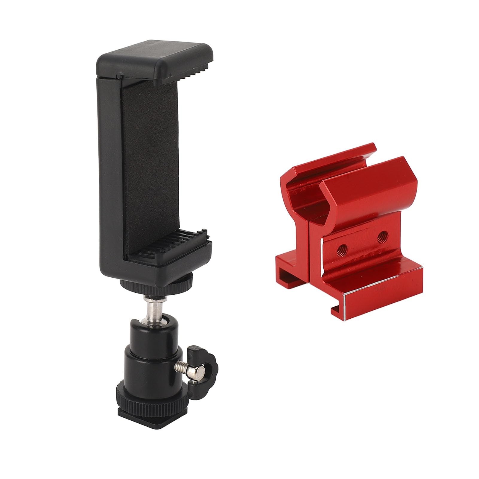 Nurnesy Phone Mount for Traxxas Tx Tqi Hand for Remote Controller Telephone Remote Controlling, Cell Phone Accessories Phone Holders For Cars Ailsion Phone Holder (Red)