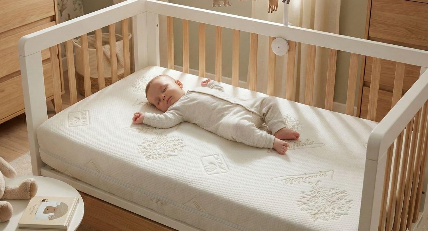 Foppapedretti Materassino Antisoffoco 60x120 Culla Lettino Sfoderabile Anallergico OEKO-TEX Dispositivo Medico