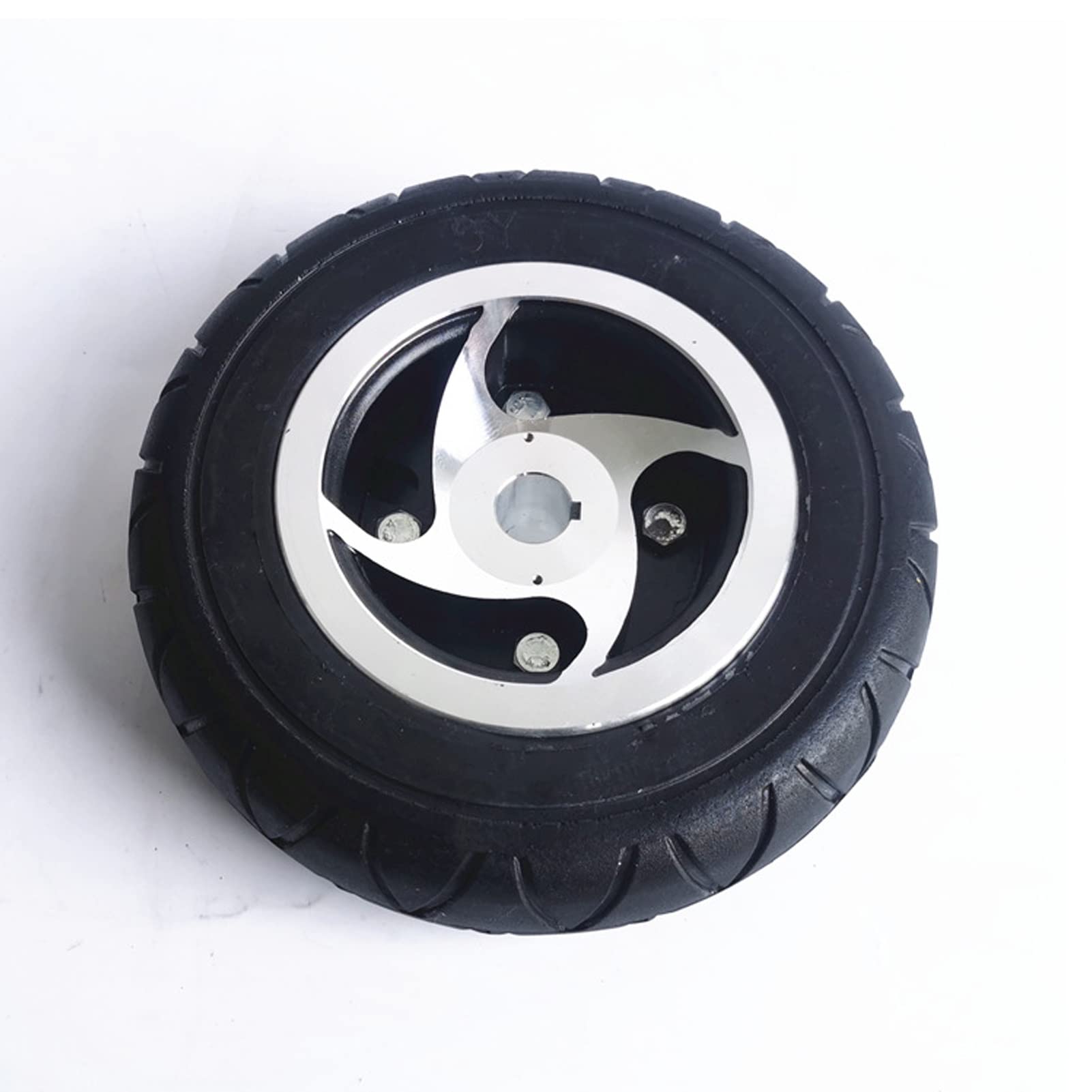 200X60 Ersatz-Hinterräder für Rollstühle, Zubehör für Hinterräder von Elektrorollstühlen, Vollgummireifen aus PU, luftundurchlässig, Lager: 19 mm, 1 Paar