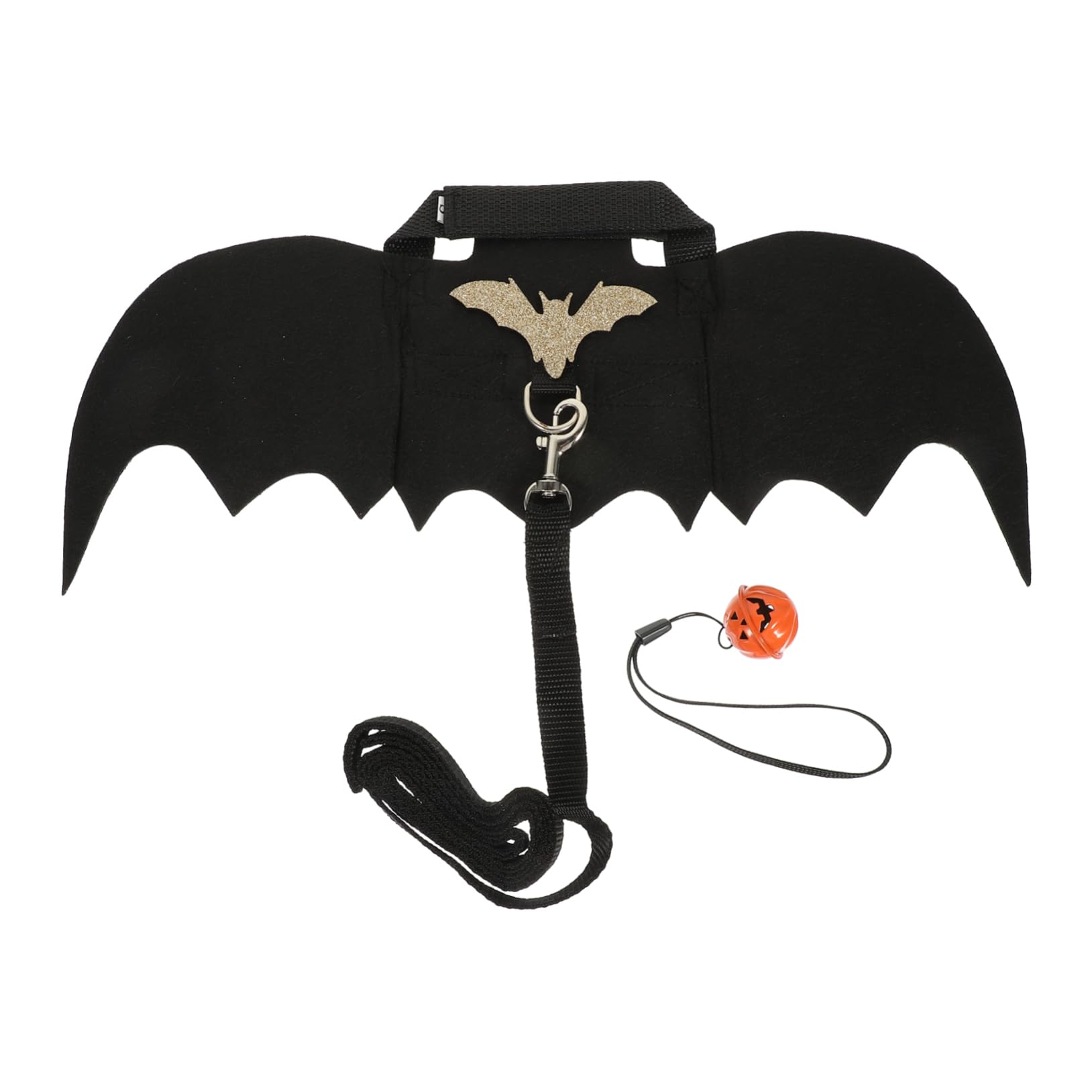 FONDOTIN 1Set Portable Bunny Harness with Decorative Bat Wings for Halloween Lightweight and Easy to Wear for Rabbits and Pets for Festive Photography