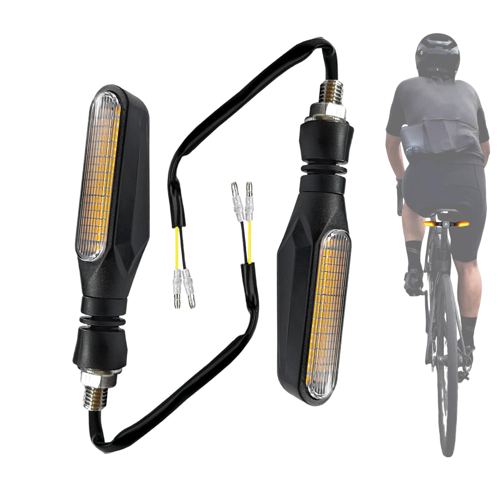 Rear Bike Light, LED Turn Signals Warning Lamp, Waterproof Multifunctional Lights Safety Warning for Bicycles Motorcycles Night Cycling