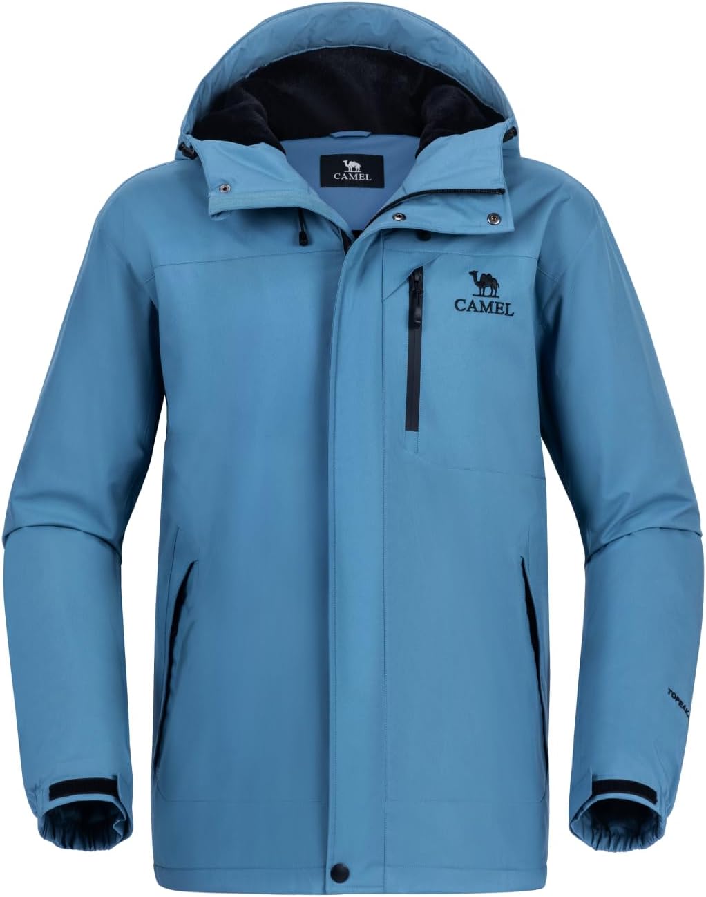 CAMEL CROWN Mens Winter Coats Waterproof Ski Snow Jacket for Men Skiing Snowboarding Warm Fleece Lining Outdoor Mountain