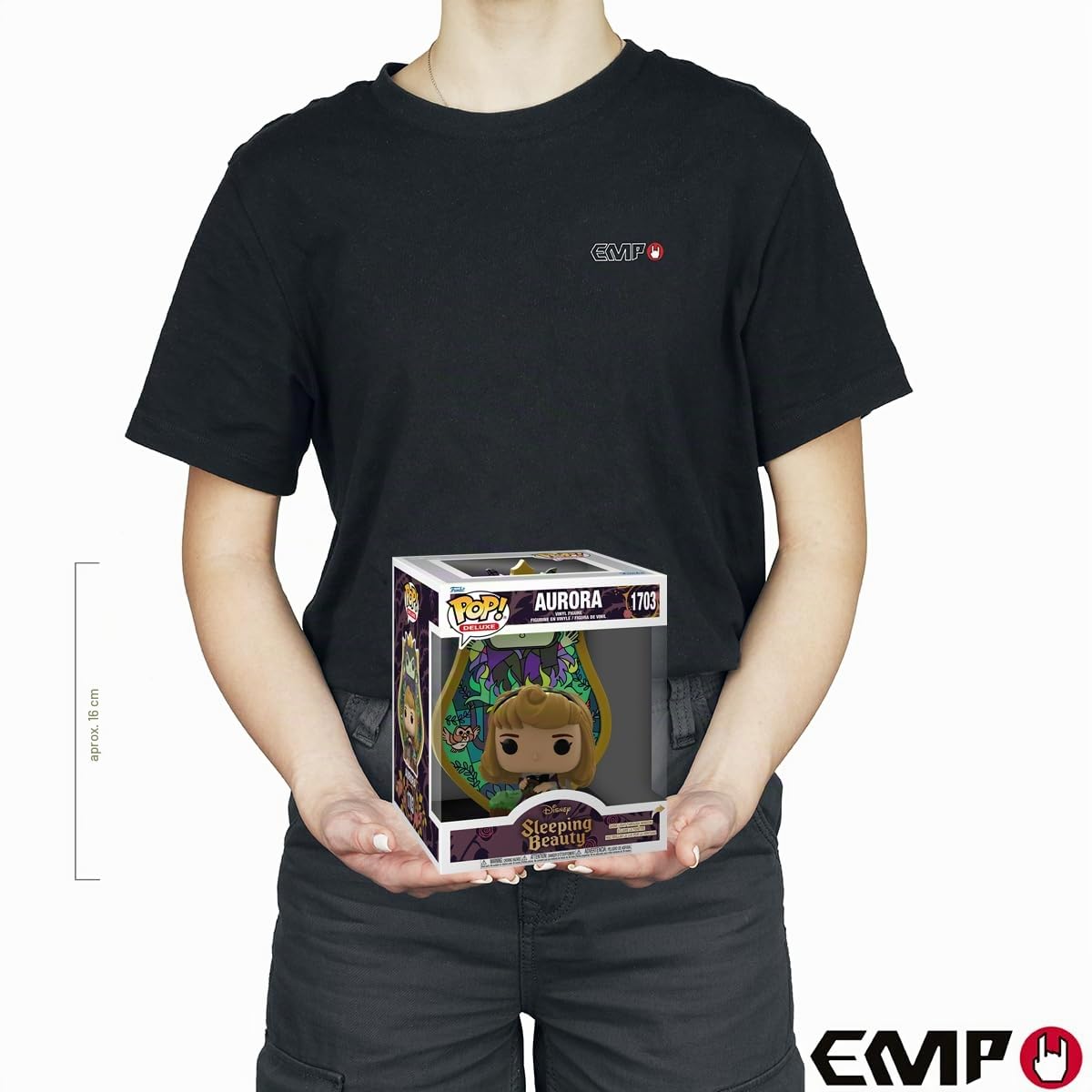 Funko Pop! Deluxe: Disney Sleeping Beauty - Aurora - Stained Glass | Merchandising Oficial - Figura de Vinilo Coleccionable para Decoración - Regalo Friki de Cumpleaños