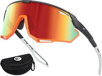 BIRCEN Photochromic Cycling Glasses for Men Women UV400 Baseball Sunglasses, Sports Sunglasses for Running MTB Golf