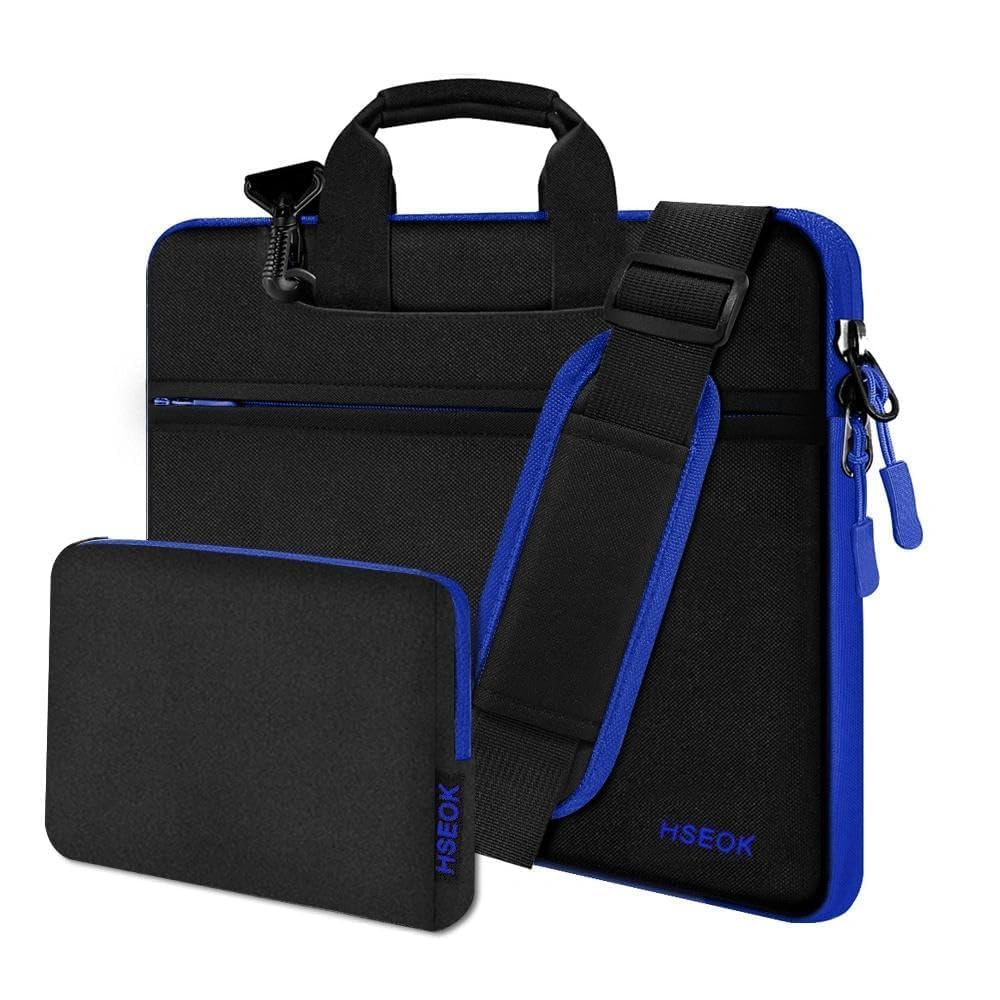 HSEOK Schlanke Laptoptasche 13-14 Zoll Handtasche mit Kleiner Hülle Kompatibel mit MacBook Pro 14" M4/M3/M2/M1 2025-2021,13,3" MacBook Air/Pro, XPS 13/14 Die meisten 13"-14" Notebooks