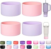 Vista 18 de Stanley - Paquete de 2 botas de silicona para vaso Stanley 40 de 30 oz Quencher Adventure, IceFlow 30 de 20 onzas, protector de copa Stanley