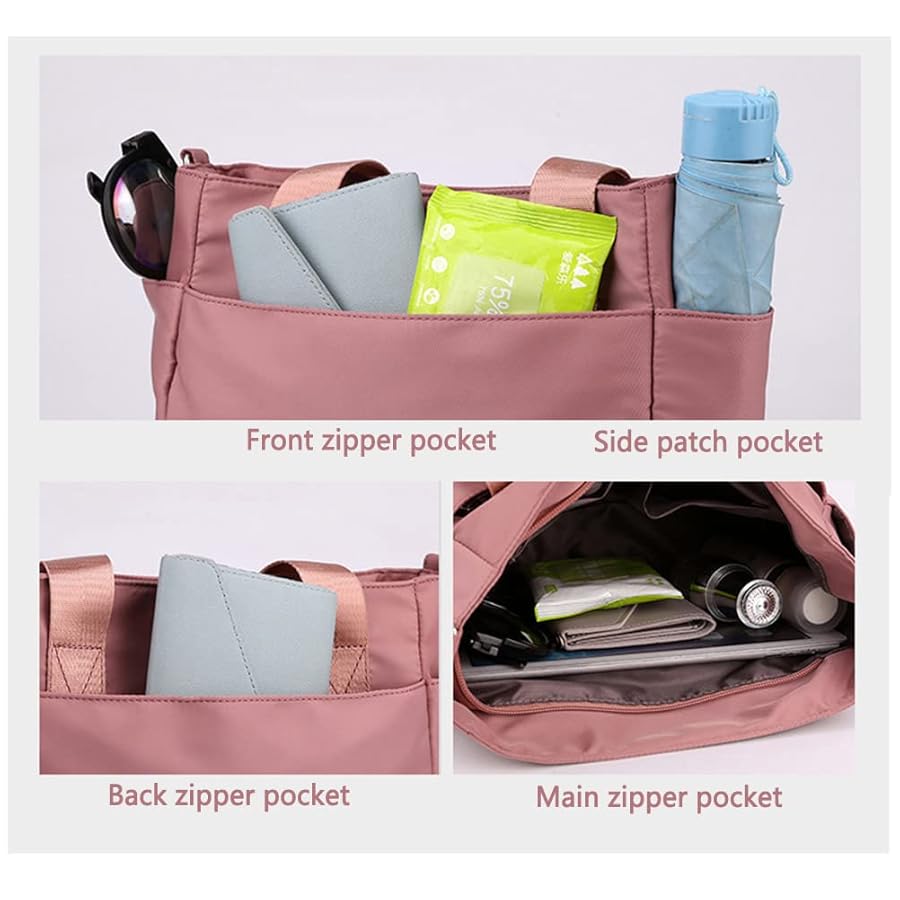 【Anyone more】Hake Pocket Zipper Shoulder Bag Amazon.com: PAKFIEKS Nylon Crossbody Handbag for Women Anti
