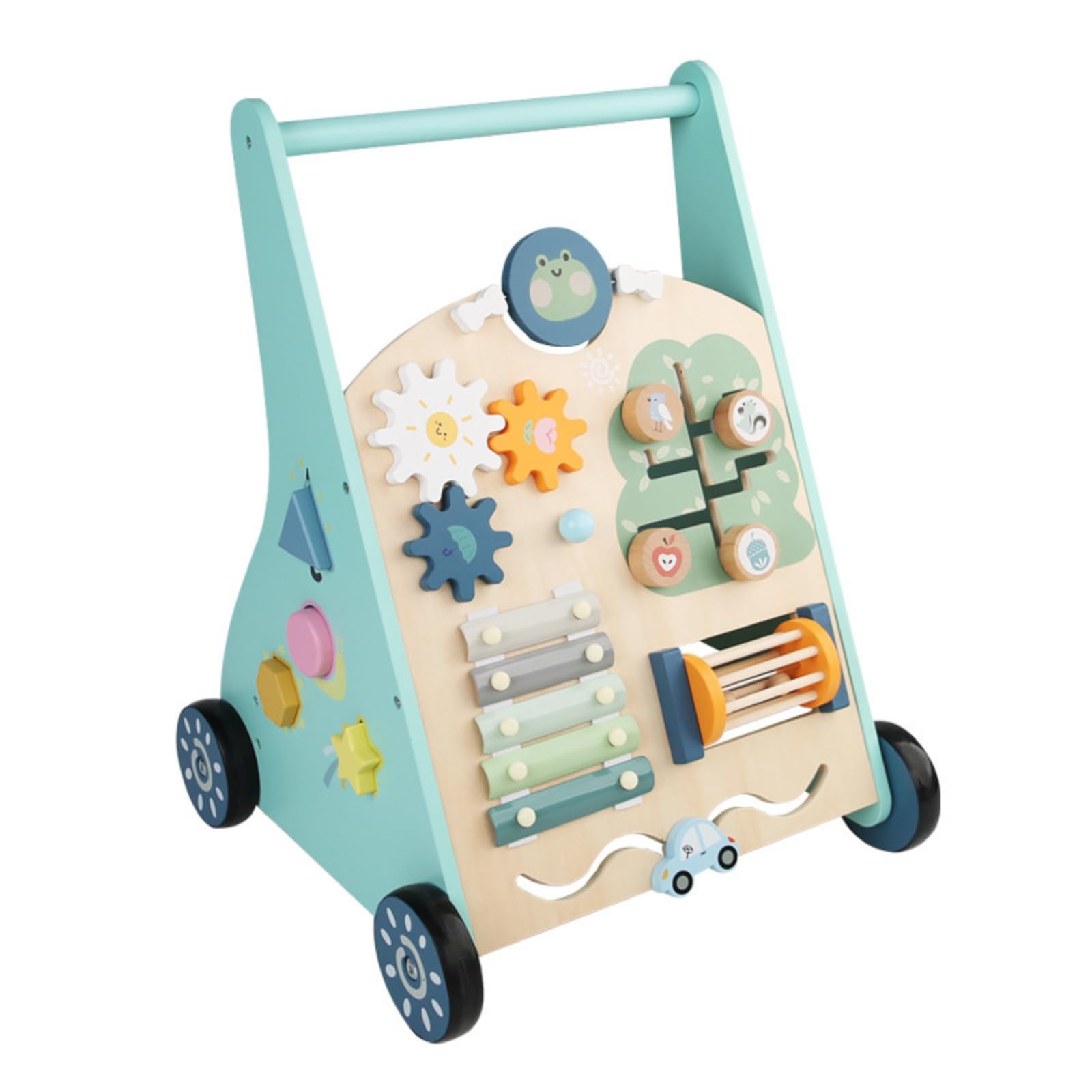 Marche En Bois Stable | Multifonction, Multifonctionnel, pr Crèche, Pits, Bleu
