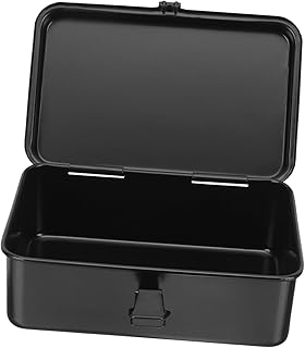 FUTUREORYY Small Iron Sheet Toolbox Organizer Durable Household Tool Storage Case for Easy Organization Portable Mini Tool...