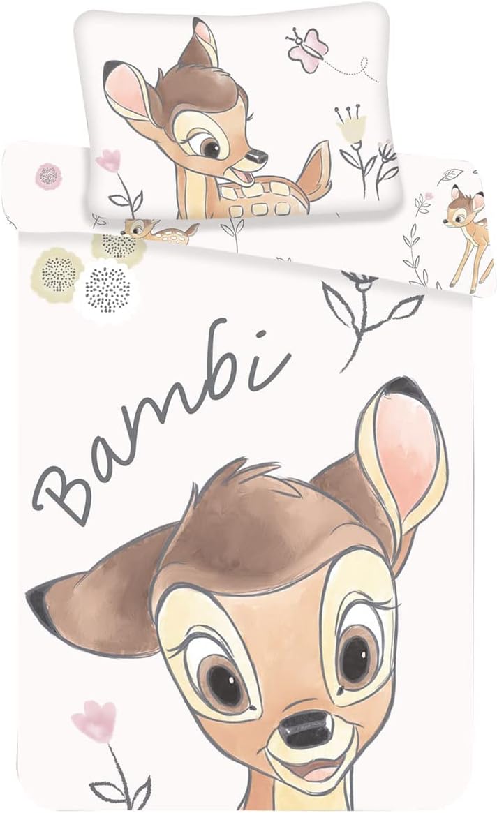 Bambi Baby Bedding Set 100 x 135 cm + 40 x 60 cm