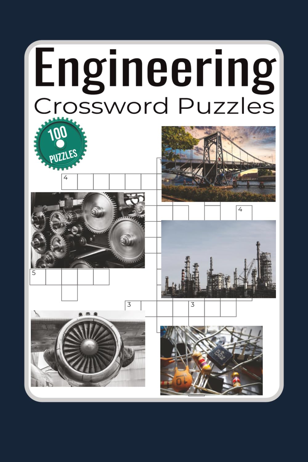 Engineering Crossword Puzzles: Crossword Puzzles with Easy to Read Print about Engineering, Civil, Structural, Mechanical, Aerospace, Chemical, ... Puzzles | Gift for Engineers & STEM Lovers