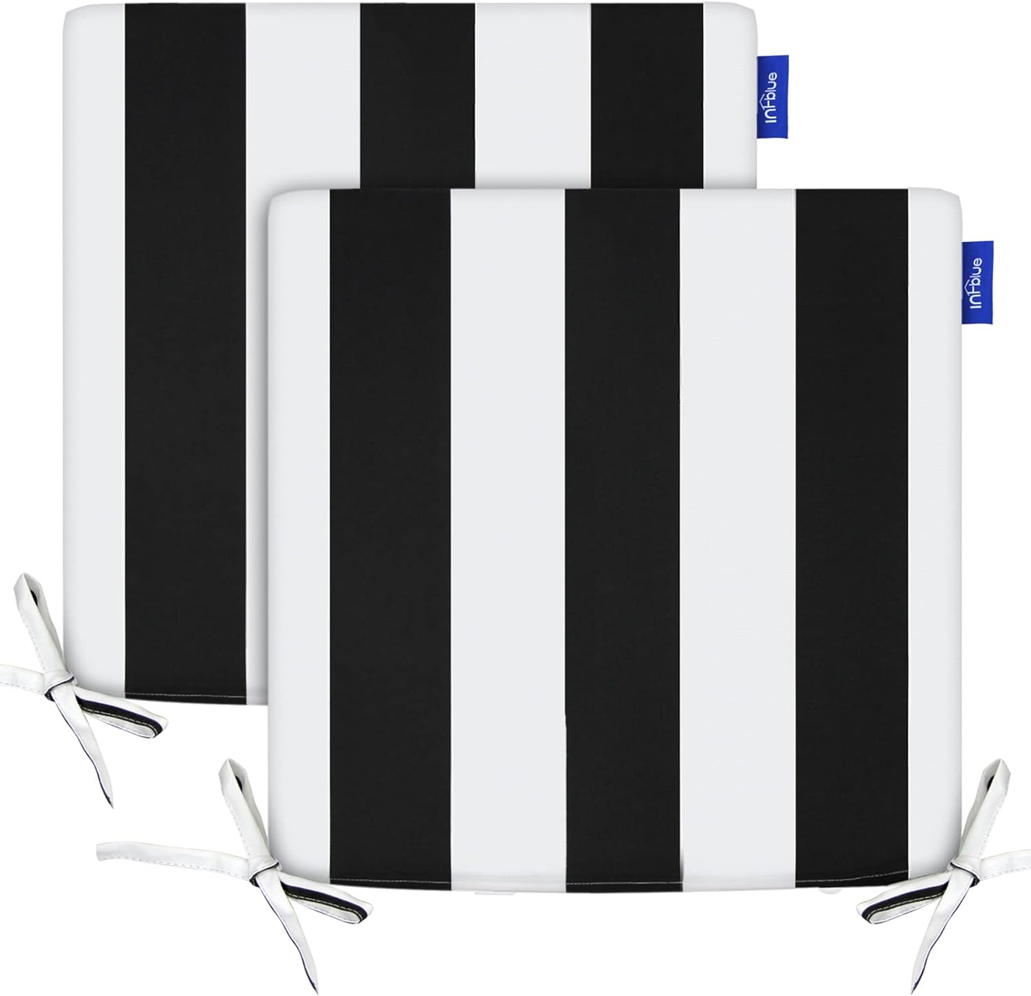 INFBLUE Indoor/Outdoor Chair Cushions Set of 2 Chair Pads