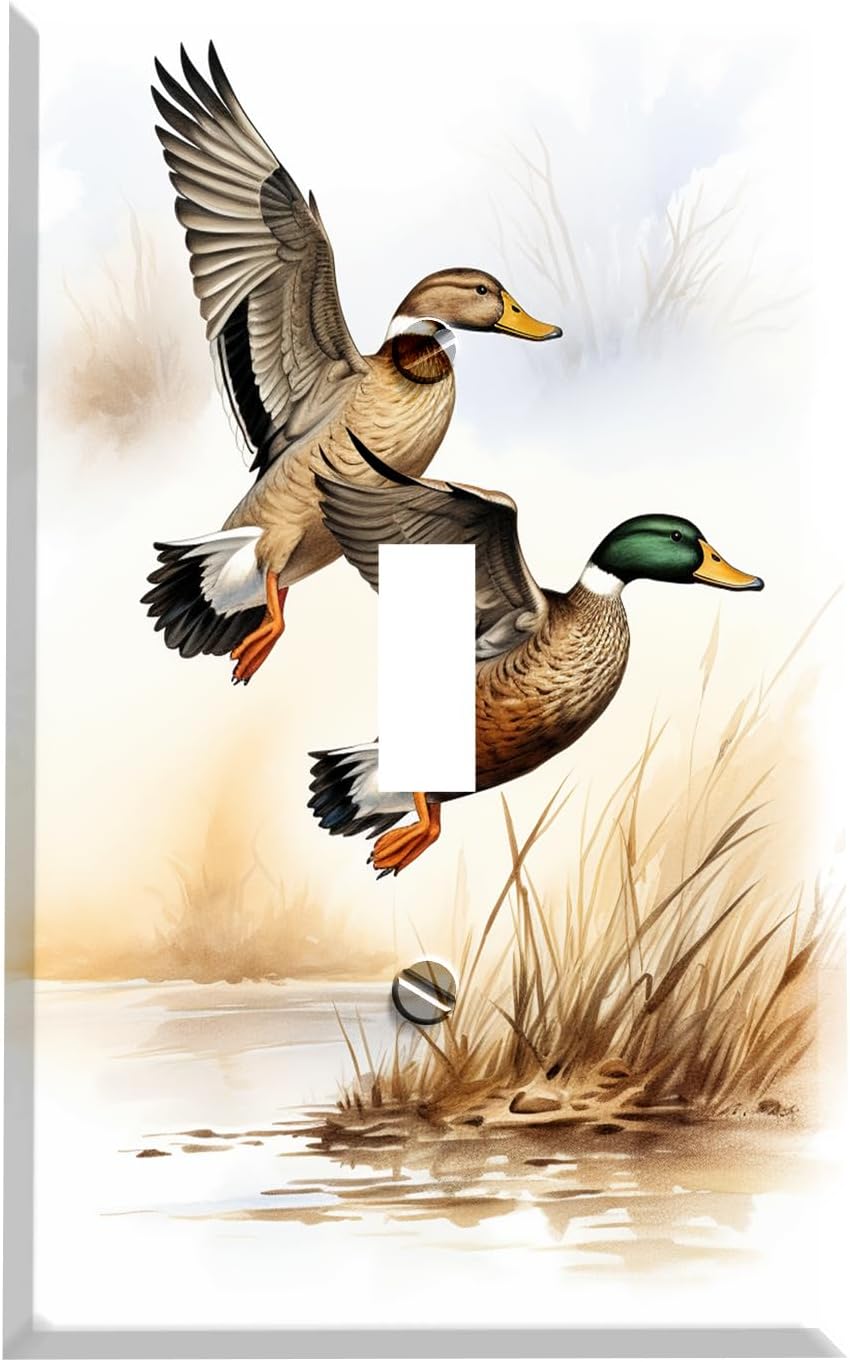 Mallard Ducks in Flight Switchplate - Switch Plate Cover