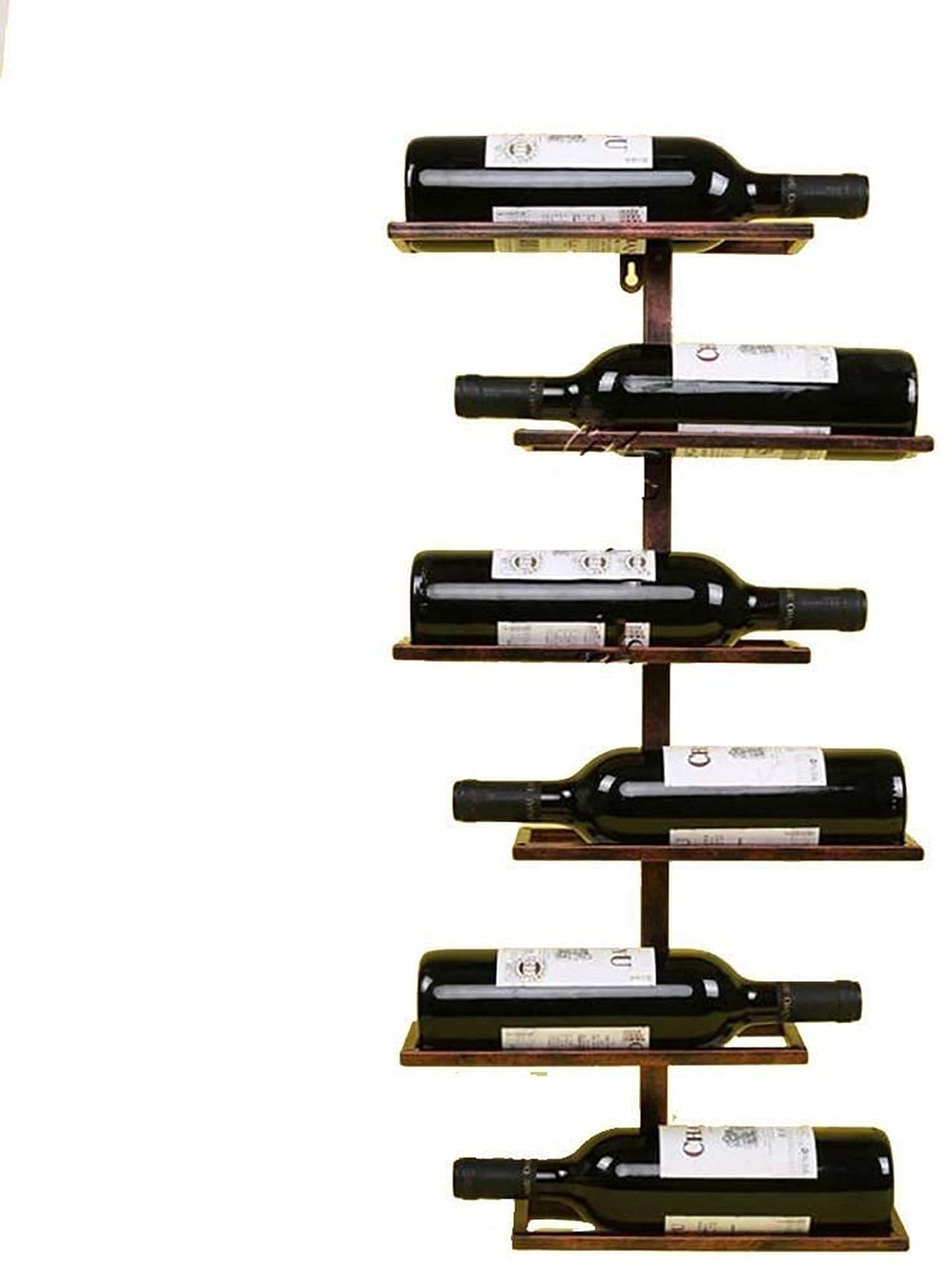 Casier à vin présentoir mural vertical et meuble de rangement pour bouteille