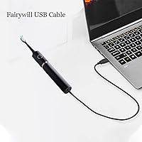 Vista 3 de PDEEY Cable de cargador de cepillo de dientes eléctrico de repuesto para Fairywill/Dnsly/Initio/Vekkia Cable de carga USB de 3 pies (paquete de 2)