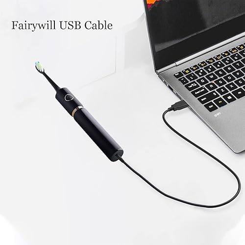 Miniatura 3 de PDEEY Cable de cargador de cepillo de dientes eléctrico de repuesto para FairywillDnslyInitioVekkia Cable de carga USB de 3 pies (paquete de 2)