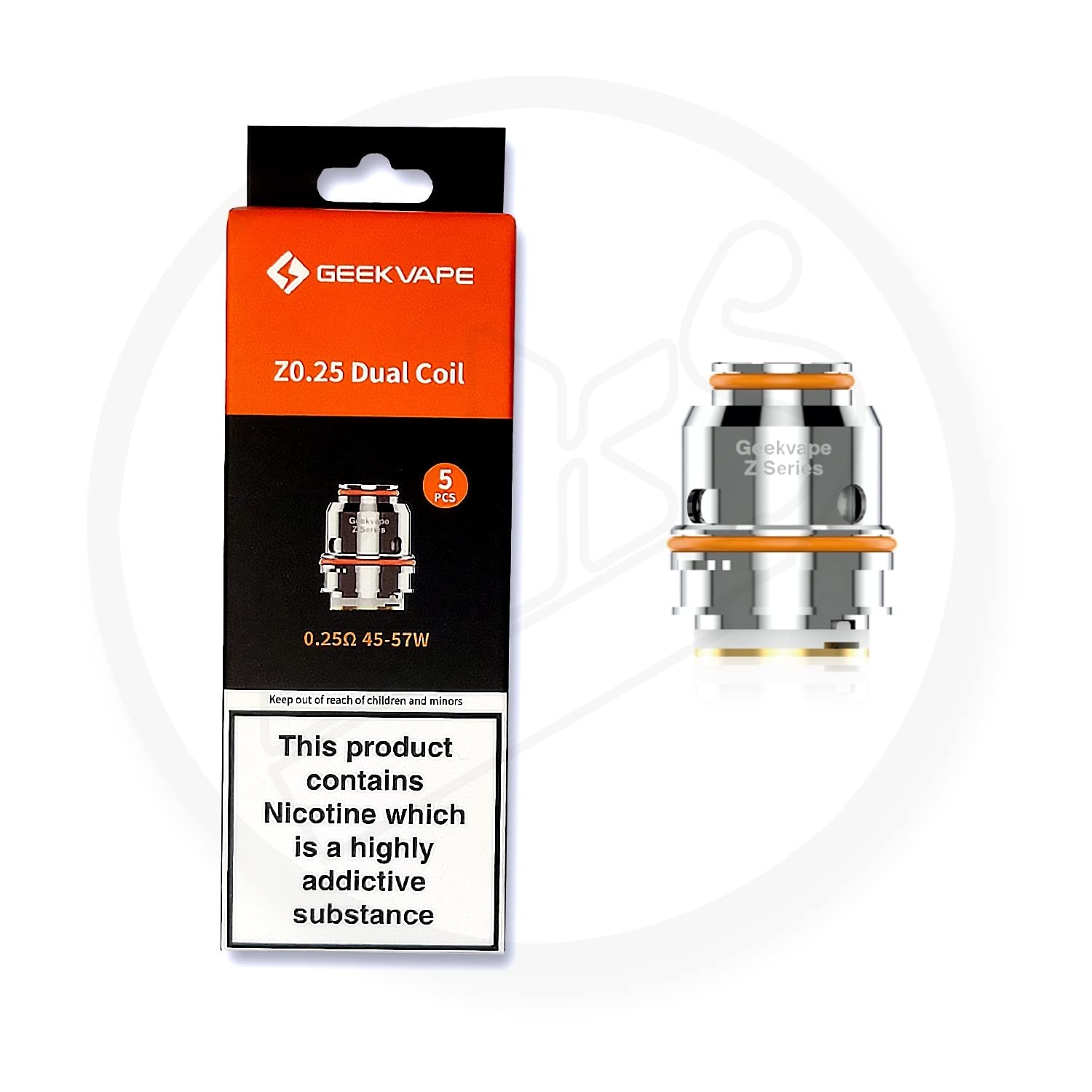 GEEKVAPE Zeus/Z Mesh Coils | 0.25 Ohm Dual Coil | Pack of 5: Amazon.co.uk:  Electronics & Photo