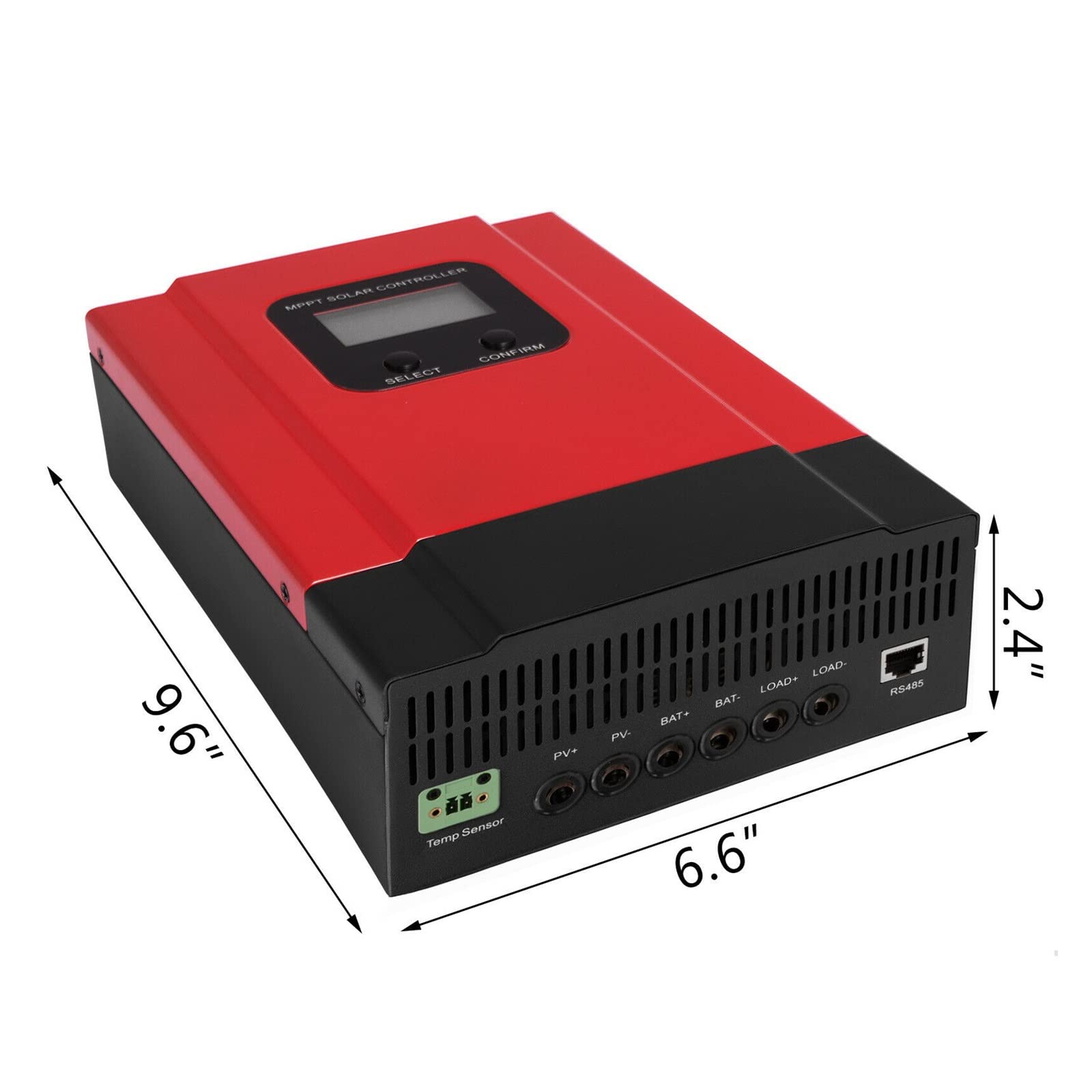 60A 40A MPPT Regolatore solare 48V/36V/24V/12V Retroilluminazione automatica LCD Max 150VDC Ingresso Risparmio energetico Porta Wifi RS485(30A)