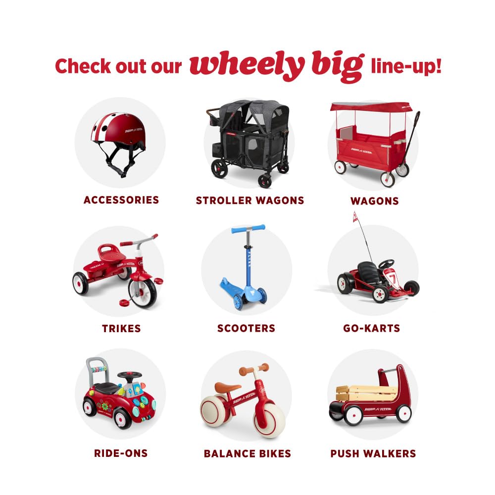 Radio Flyer My 1st Scooter, Kids and Toddler 3 Wheel Scooter