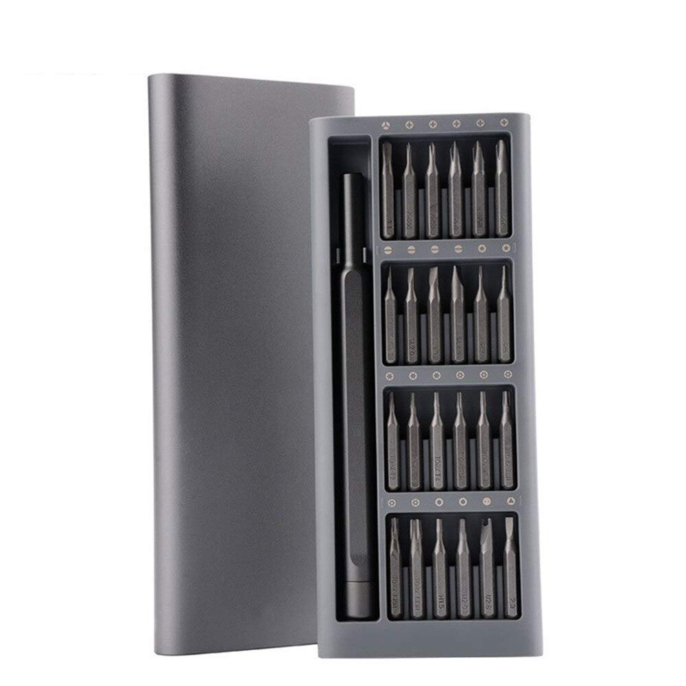 GRH Precision Screwdriver Set Portable Professional DIY Kit Magnetic 24 in 1 Home Essential (Grey) (B083ZYFBSL) Amazon Price History, Amazon Price Tracker