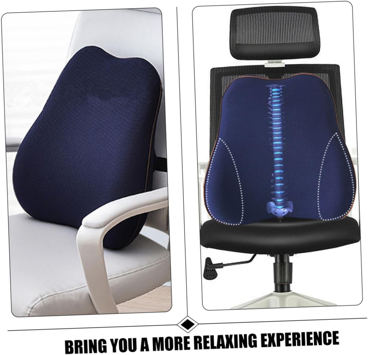 Adorable Lumbar Support Pillow for Office Chairs Ergonomic Back Cushion for Home and Car Comfortable and Breathable Design for Lower Back