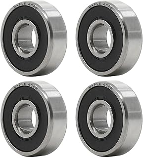 MAPLE ACE 6800-2RS, 61800-2RS Ball Bearing Rubber Sealed 10x19x5mm 6800 2RS (4Pcs)