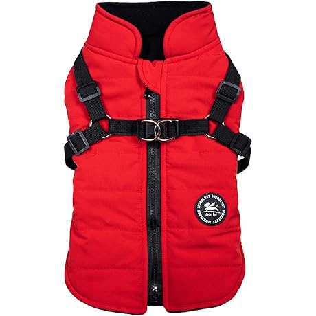 Norbi Dog Coat with Built-in Harness: A Warm and Secure Solution for Your Canine Companion