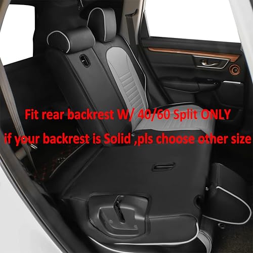 Miniatura 2 de EKR - Fundas de asiento de automóvil a la medida para Honda Civic Sedan, EX-L, EX-T, EX, Touring, LX-P, Sport - Cuero sintético (negro con detalles