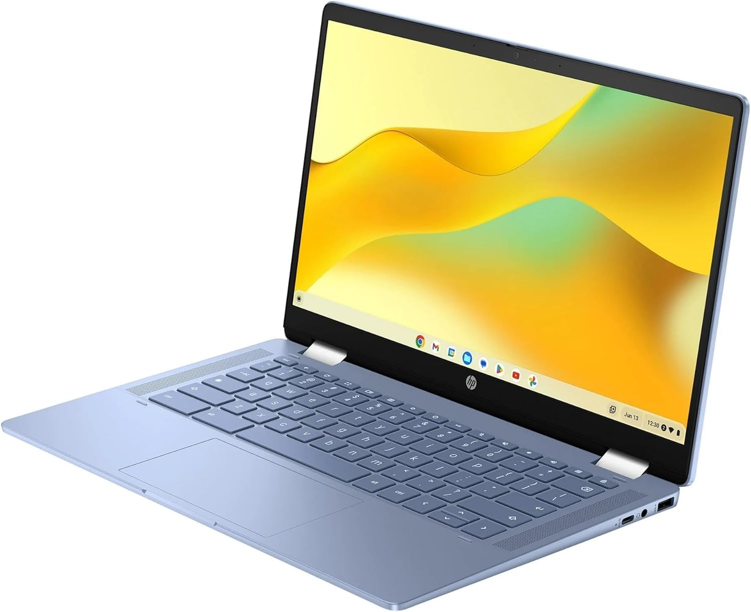 Amazon.com: HP Convertible 2-in-1 Chromebook in Blue 14